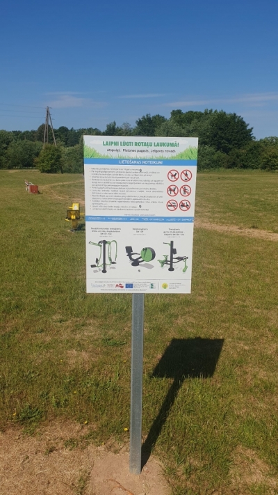 Āra trenažieru uzstādīšana Jelgavas novada ciemos