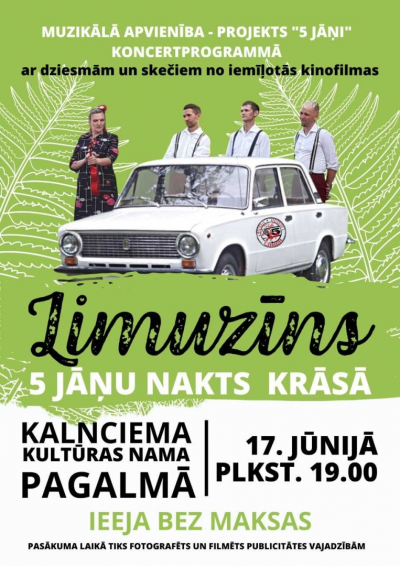 Koncertprogramma “Limuzīns 5 Jāņu nakts krāsā” 