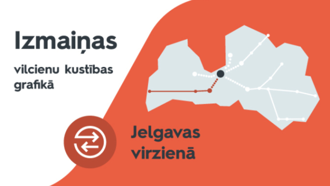 dzelceļa izmaiņas