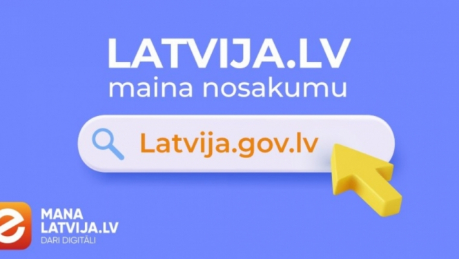 Valsts portālam turpmāk būs jauns domēns – latvija.gov.lv