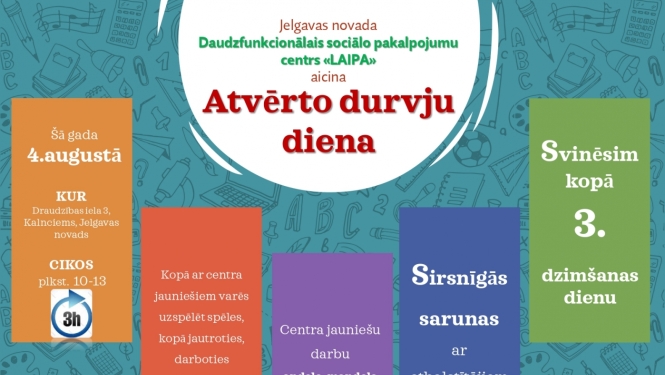 DSPC "LAIPA" ATVĒRTO DURVJU DIENA
