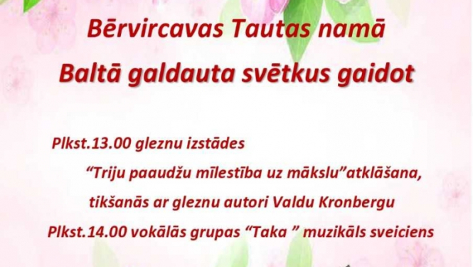 Baltā galdauta svētkus gaidot
