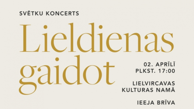Lieldienas gaidot