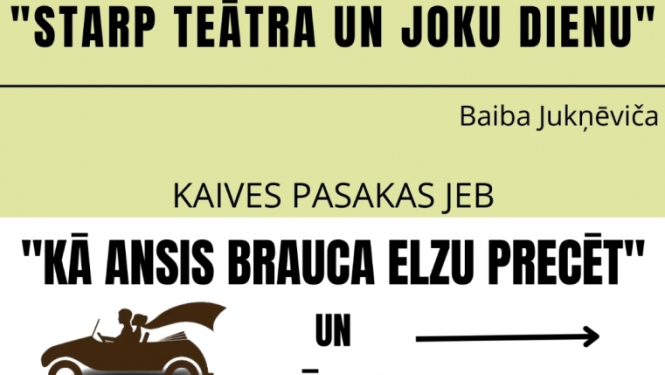 Jēkabnieku kultūras namā smieklu vakars kāzu noskaņās "Starp Teātra un Joku dienu"