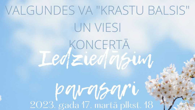 Valgundes Tautas namā uz koncertu "Iedziedāsim pavasari" ielūdz vokālais ansamblis "Krastu balsis"