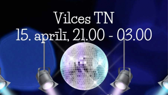 Vilces Tautas namā Vizbulīšu diskoballe ar DJ Gunchu