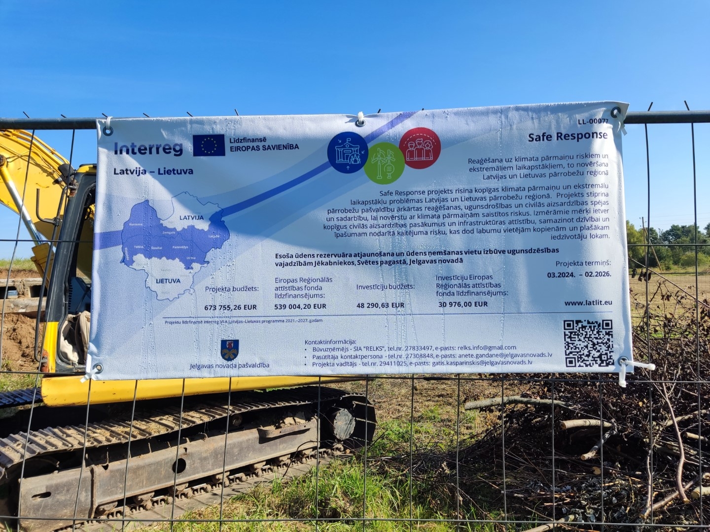 Jēkabniekos uzsāk ūdens rezervuāra atjaunošanas darbus ugunsdzēsības vajadzībām