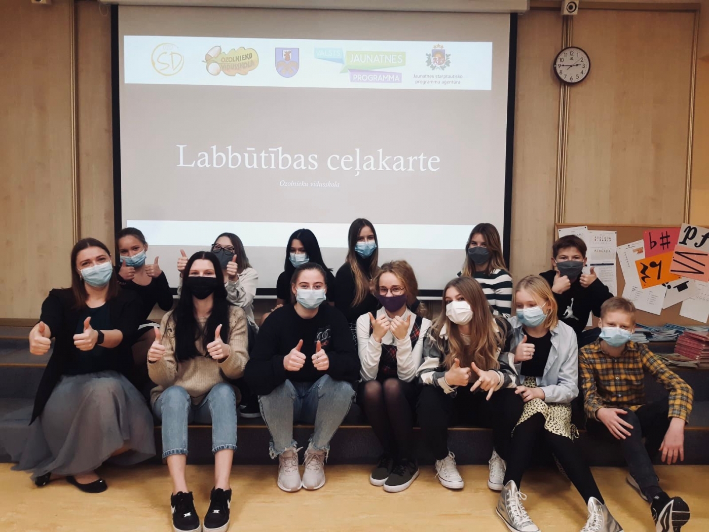 Ozolnieku vidusskolā ieviesta labbūtības ceļakarte