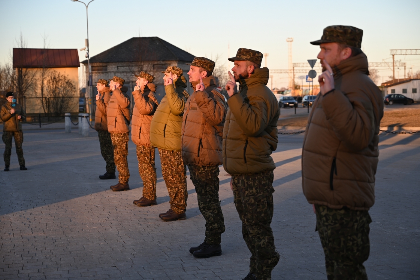 Priekšsēdētāja dalība zemessargu svinīgā zvēresta nodošanas ceremonijā