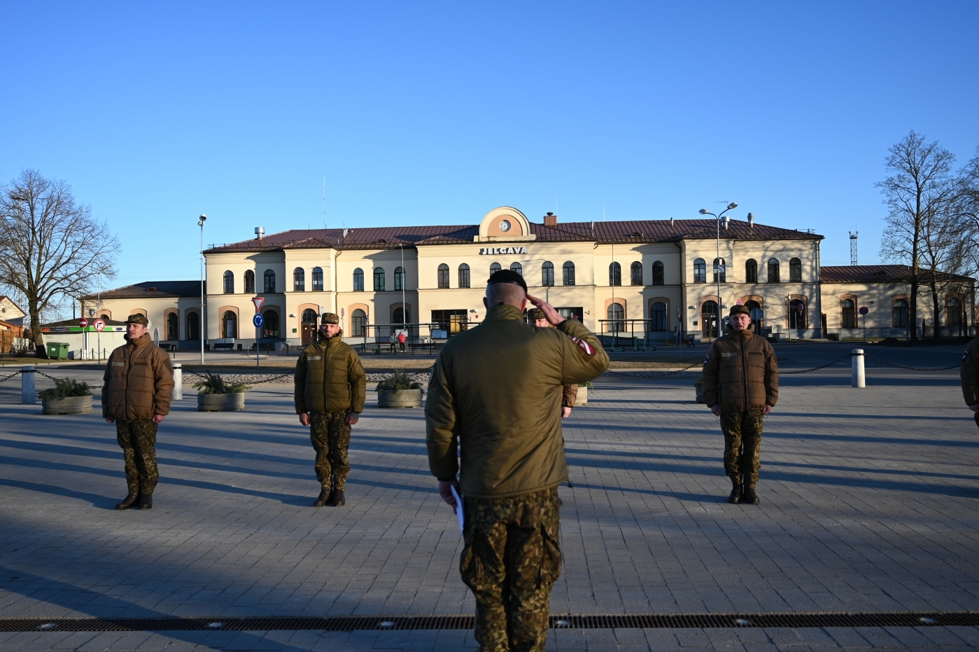Priekšsēdētāja dalība zemessargu svinīgā zvēresta nodošanas ceremonijā