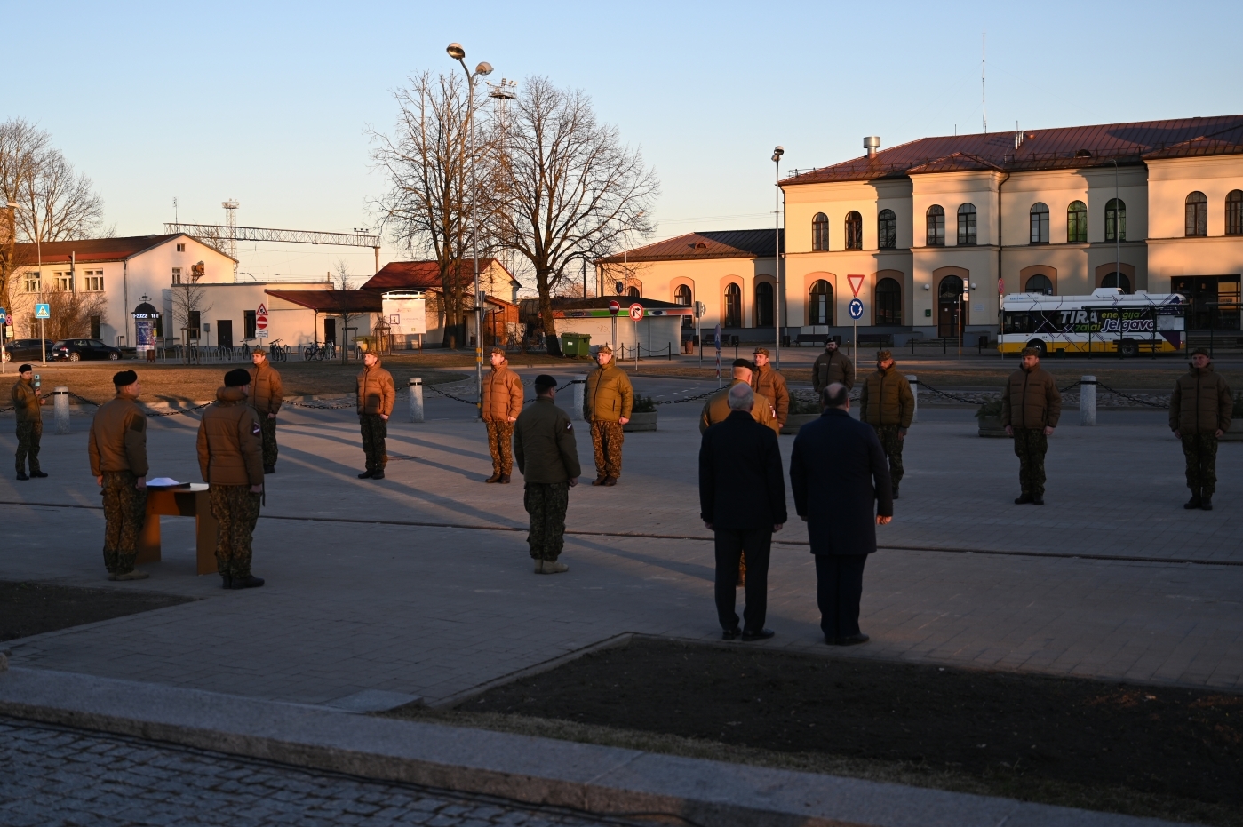 Priekšsēdētāja dalība zemessargu svinīgā zvēresta nodošanas ceremonijā
