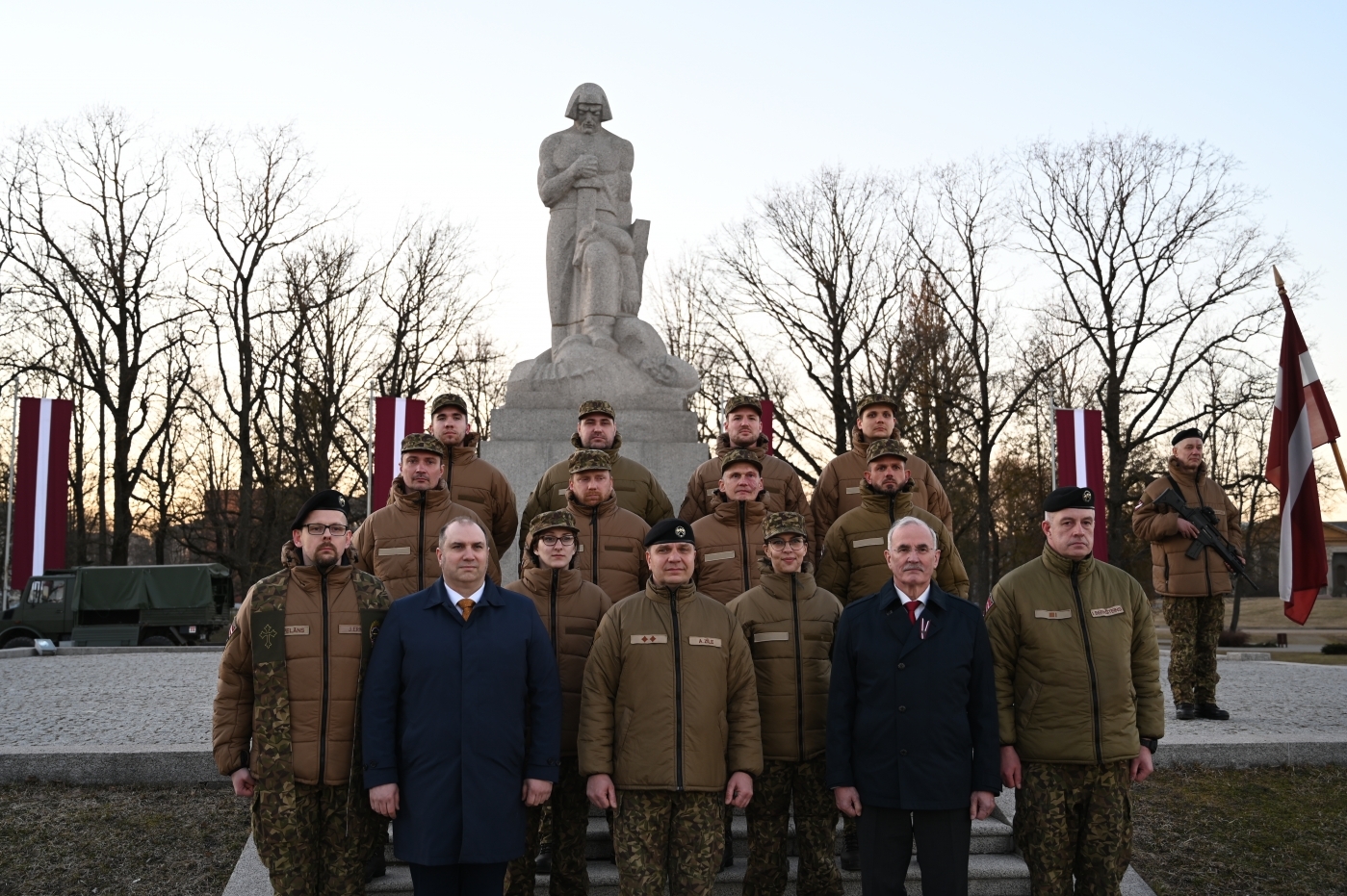 Priekšsēdētāja dalība zemessargu svinīgā zvēresta nodošanas ceremonijā