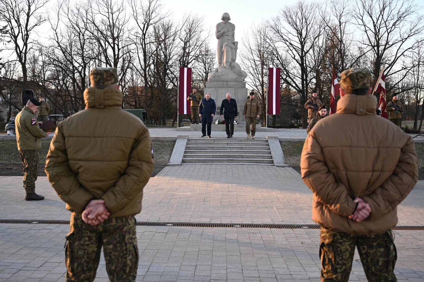Priekšsēdētāja dalība zemessargu svinīgā zvēresta nodošanas ceremonijā