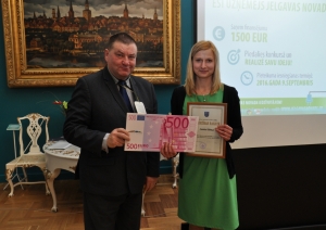 Biznesa konkursa "Esi uzņēmējs Jelgavas novadā" laureati