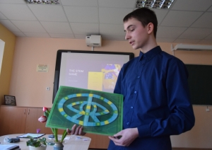 Staļģenes vidusskolas skolēni prezentē savus projektu darbus