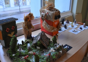 Skolēnu darbu izstāde “Ziemas brīnums”