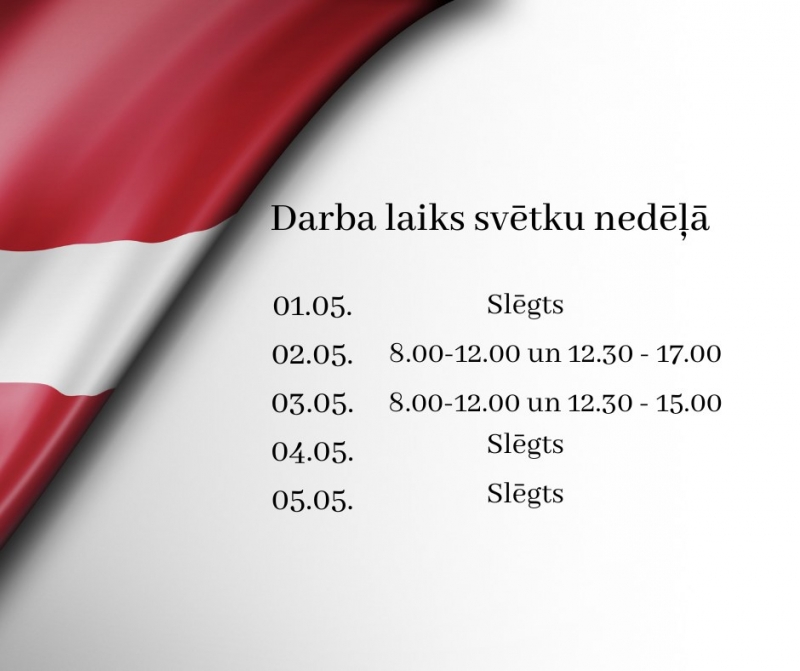 Darba laiks svētku nedēļā