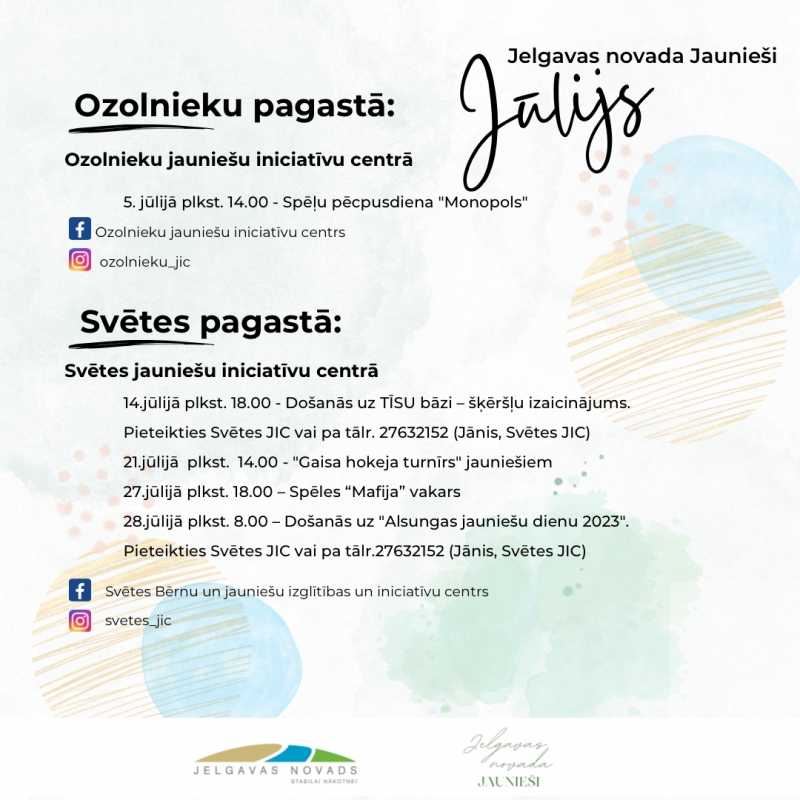 Ozolnieku un Svētes jauniešu iniciatīvu centrs