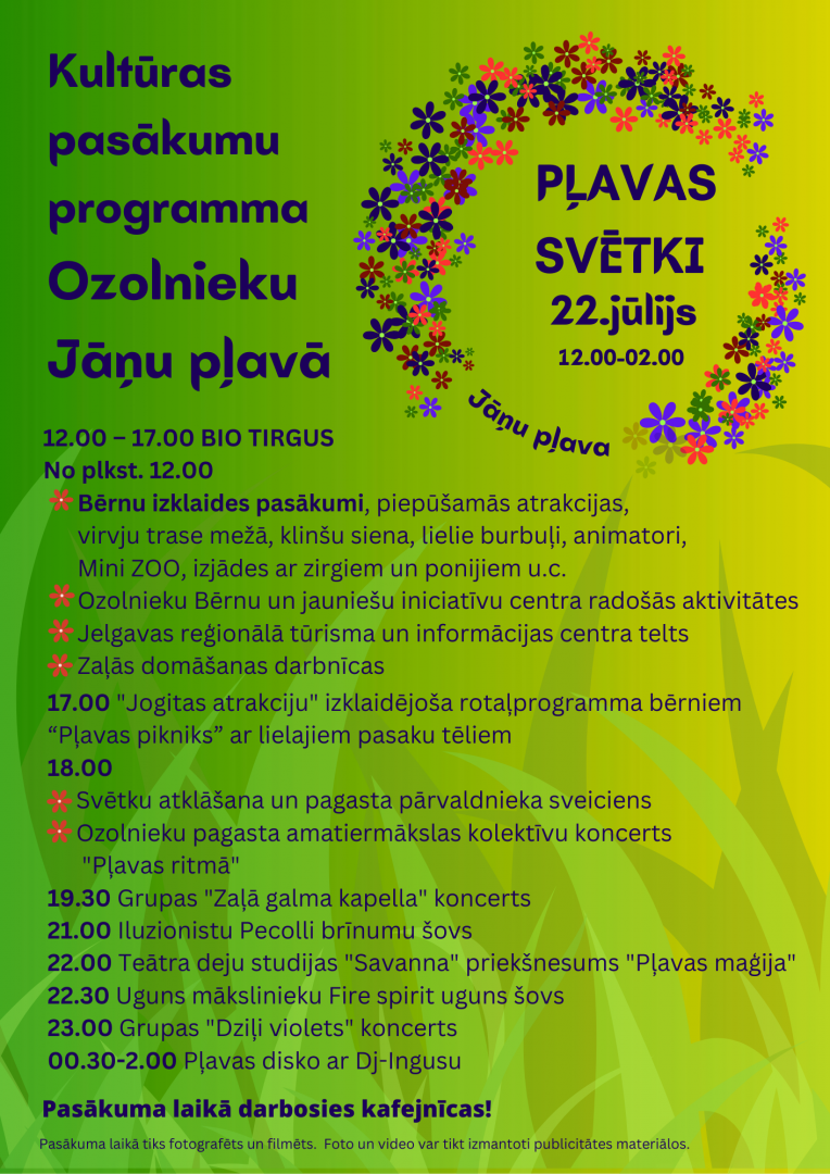 pļavas svētki Jelgavā