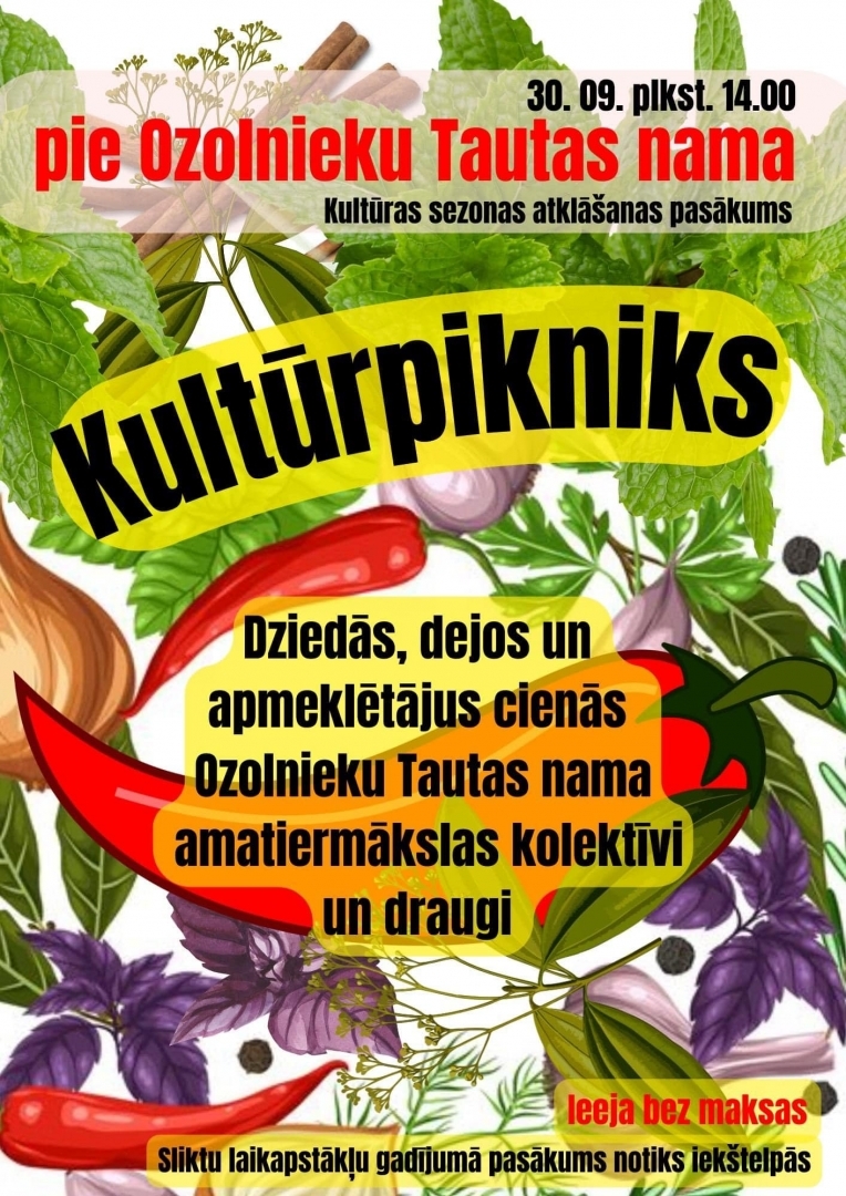 Pie Ozolnieku Tautas nama kultūrpikniks