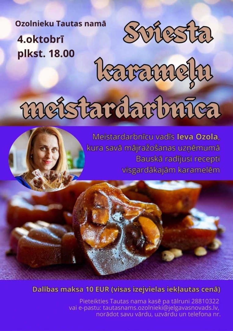 Ozolnieki Sviesta karameļu darbnīca