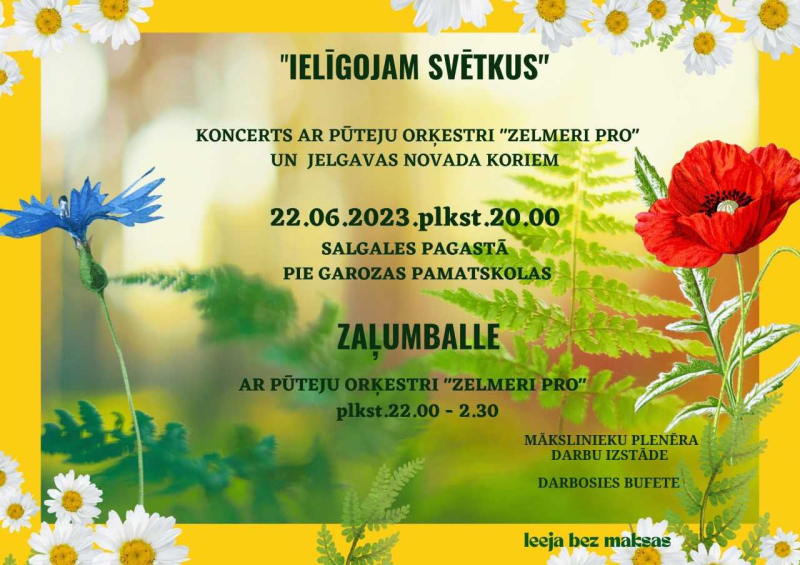 Pie Garozas pamatskolas Koncerts ar PO "Zelmeri Pro"