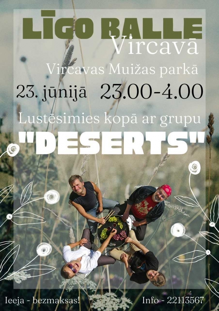 Vircavas Muižas parkā līgoballe
