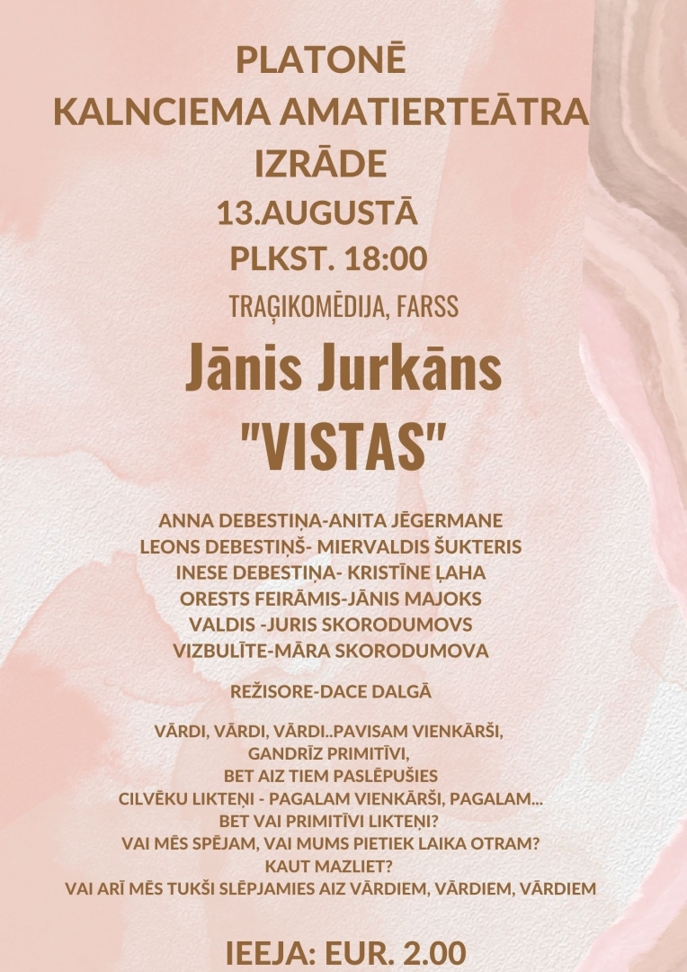 jānis jurkāns "vistas"