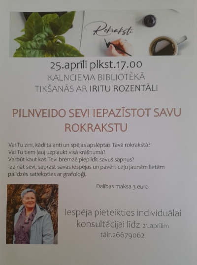 Pilnveido sevi, iepazīstot savu rokrakstu