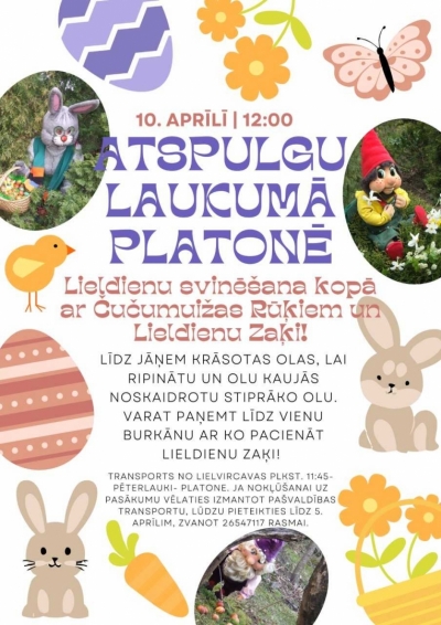 Lieldienu pasākums Platonē