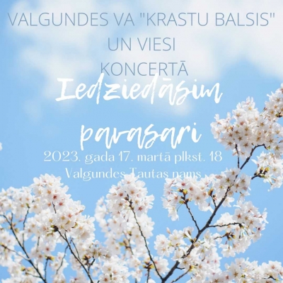 Valgundes Tautas namā uz koncertu "Iedziedāsim pavasari" ielūdz vokālais ansamblis "Krastu balsis"
