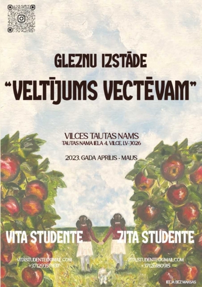 Gleznu izstāde "Veltījums vectēvam"