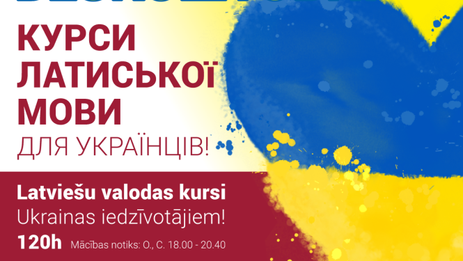 Ukrainas iedzīvotājiem piedāvā BEZ MAKSAS apgūt latviešu valodu