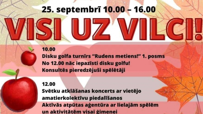 Aktīvās atpūtas diena "Visi uz Vilci!"