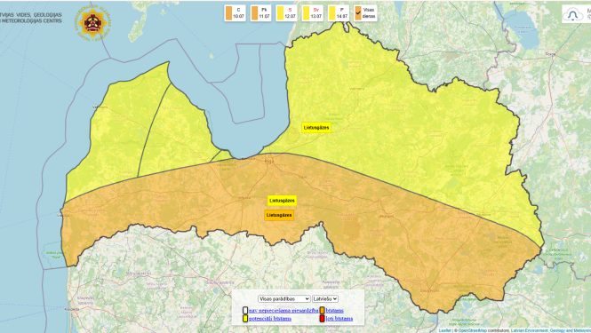 Oranžais brīdinājums