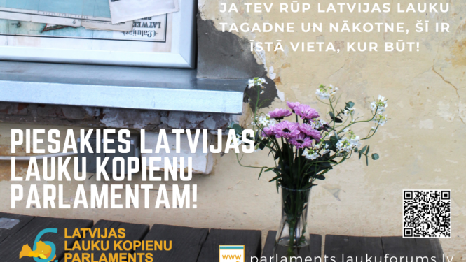 Šovasar Ērgļos notiks lielākā lauku attīstības entuziastu tikšanās - 6. Lauku kopienu parlaments par viedu attīstību reģionos