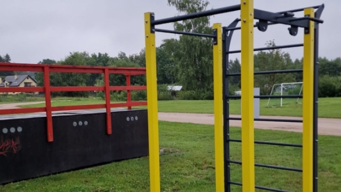 Āra trenažieru uzstādīšana Jelgavas novada ciemos