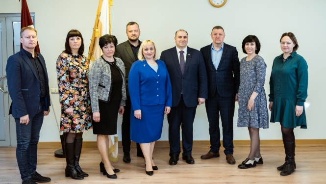 Pašvaldībā viesojas Jonišķu rajona pašvaldības vadība