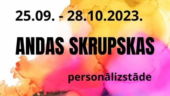 Staļģenes Tautas namā Andas Skrupskas izstāde