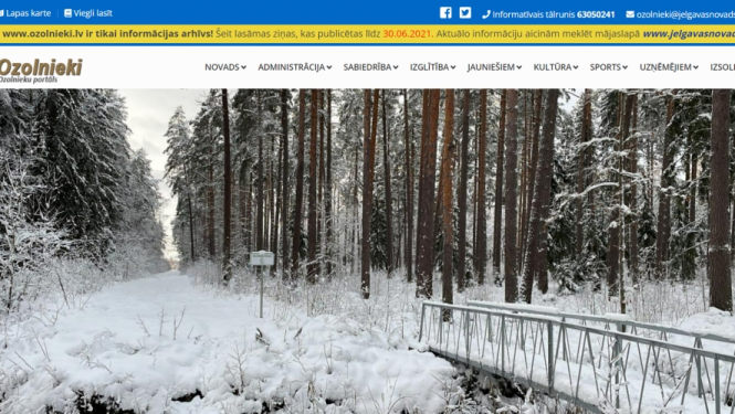 Aktuālo informāciju meklē www.jelgavasnovads.lv