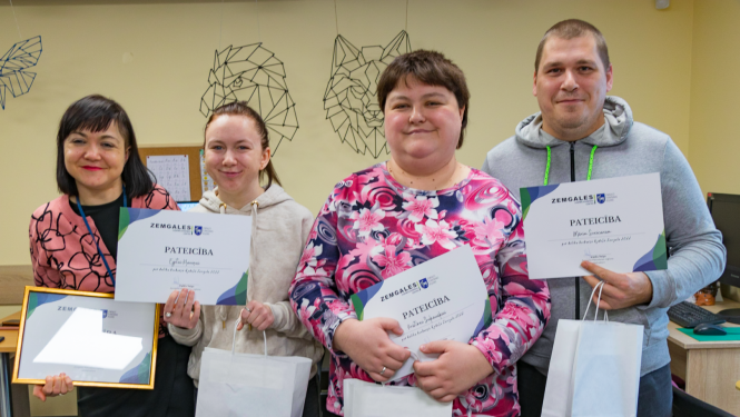 Komanda no DSPC “Laipa” saņem atzinību par dalību konkursā “Radošā Zemgale 2022”
