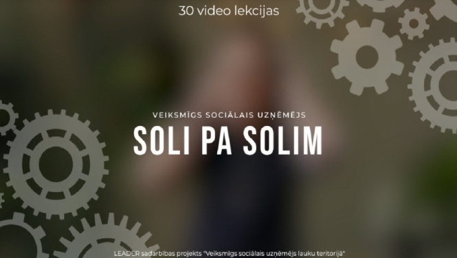 Sagatavotas mācību video lekcijas par sociālās uzņēmējdarbības tēmām