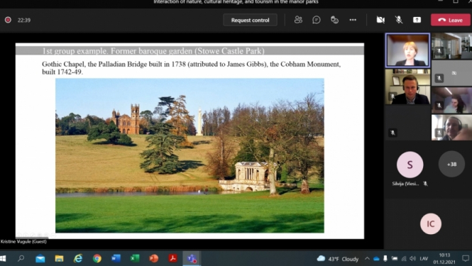 Notikuši izglītojoši semināri tūrisma, kultūrvēstures, ainavu arhitektūras speciālistiem, muižu un piļu parku apsaimniekotājiem