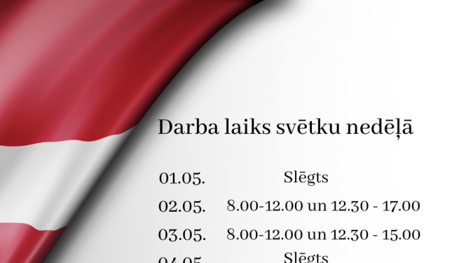 Darba laiks svētku nedēļā