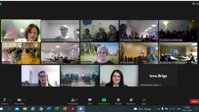 Sociālās iekļaušanās pasākums senioriem