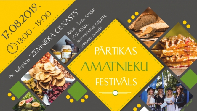 Pagaršo vietējo - Pārtikas amatnieku festivālā!