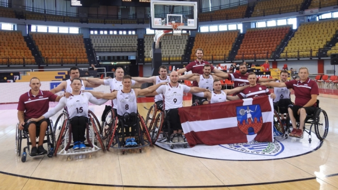 Latvijas ratiņbasketbola izlases sastāvā arī Jelgavas novada sportists