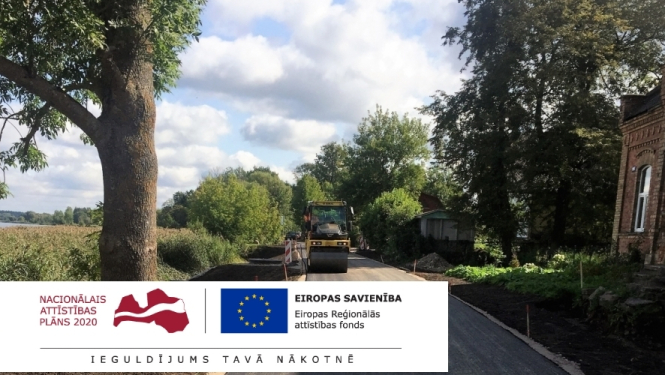 Novadā turpinās ceļu rekonstrukcijas