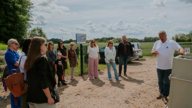 Atklāj Nākotnes ciema jaunās notekūdeņu attīrīšanas iekārtas