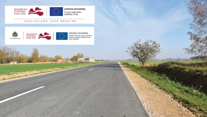 Atklās Zaļeniekos asfaltēto pašvaldības ceļu astoņu kilometru garumā